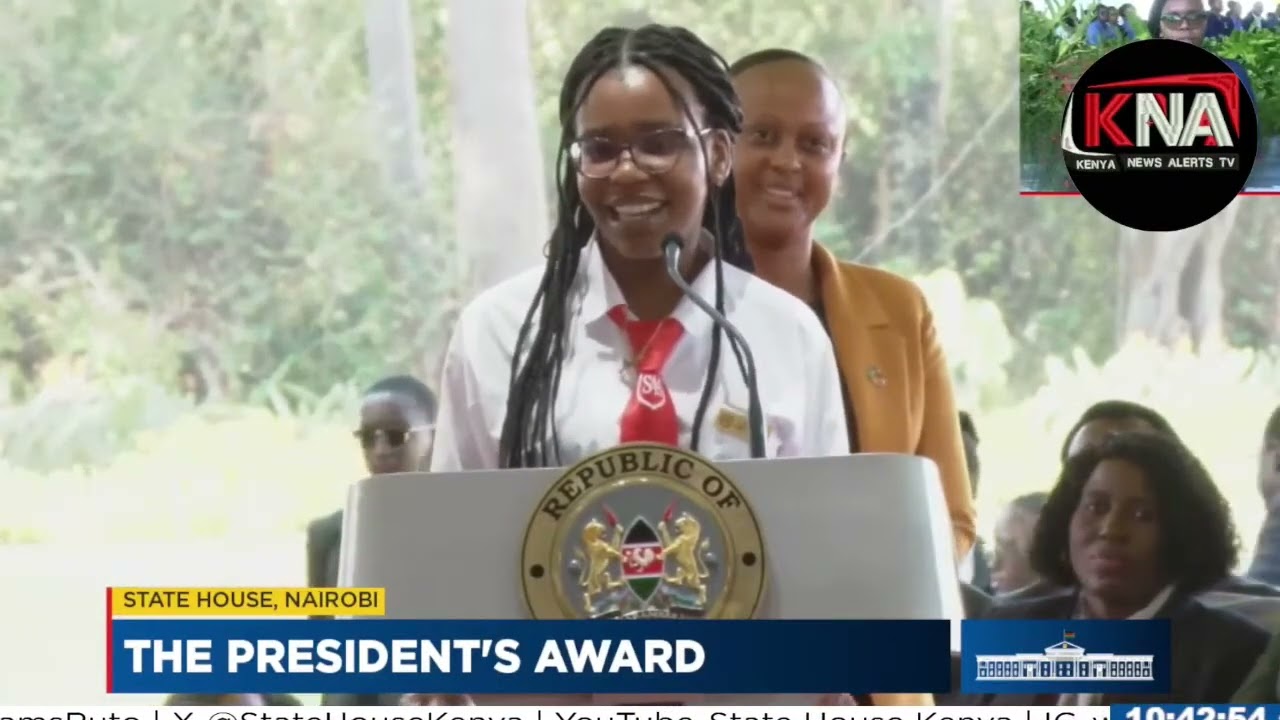 PRESIDENT RUTO FAILS TO BELIVE REAL CONFIDENCE GATHERED BY THIS YOUNG LADY TO ADDRESS THE NATION.