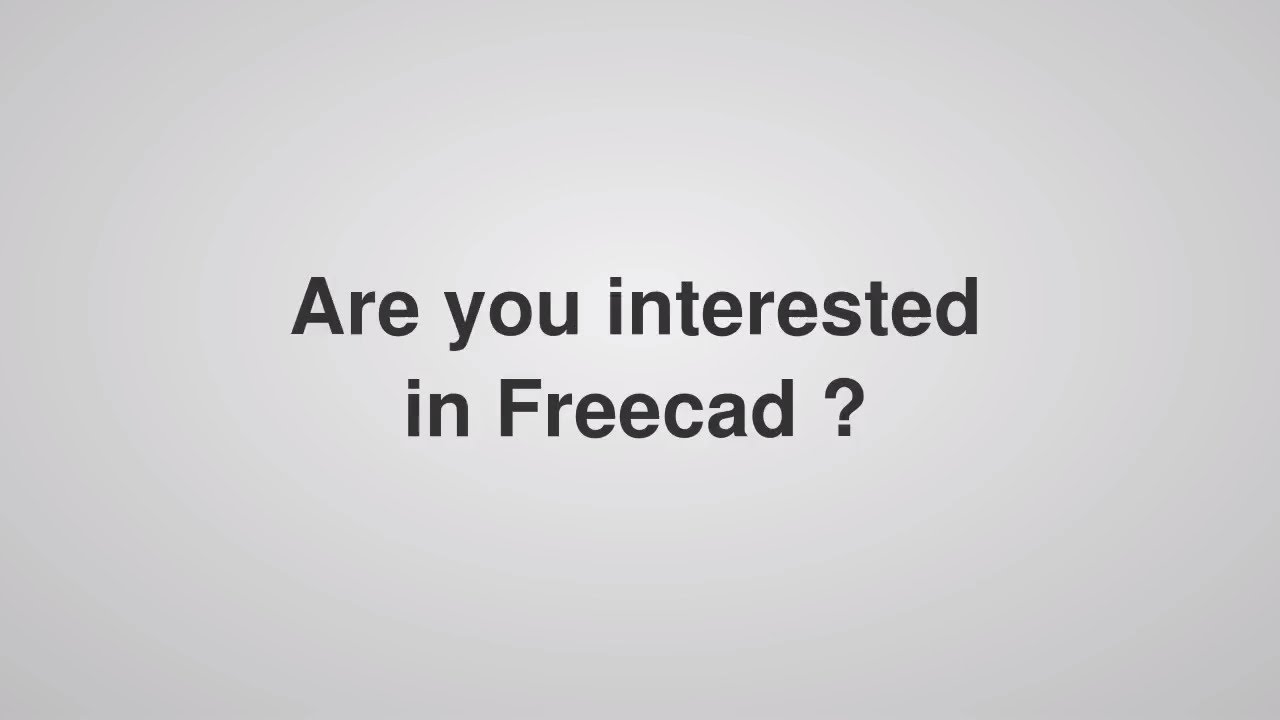 Freecad basic course - promo video