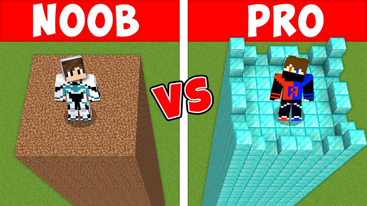 NOOB vs PRO Security TOWER in Minecraft