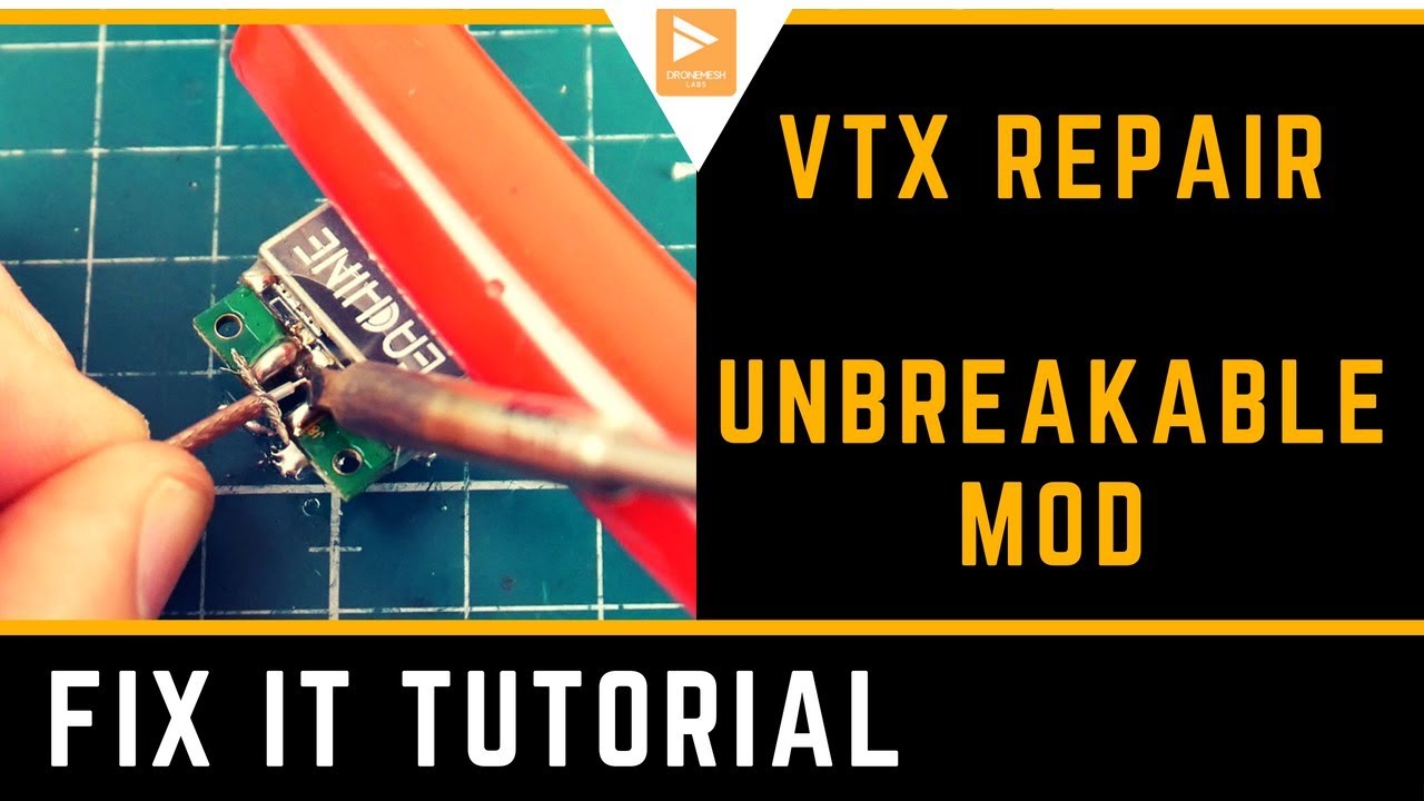 How to Fix VTX SMA Port Connector // VTX Unbreakable Mod