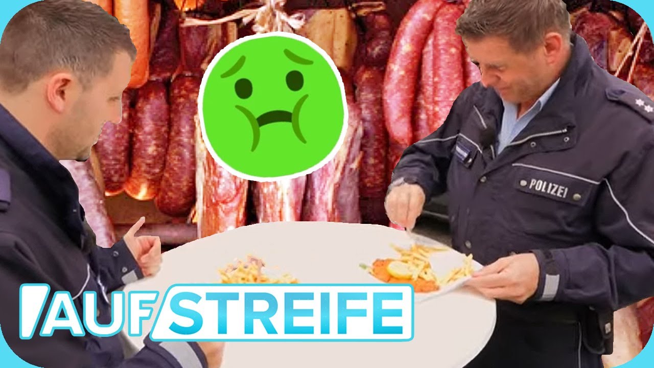 EKEL-Wurst! Polizisten entgehen nur knapp einer Lebensmittelvergiftung! | Auf Streife | SAT.1