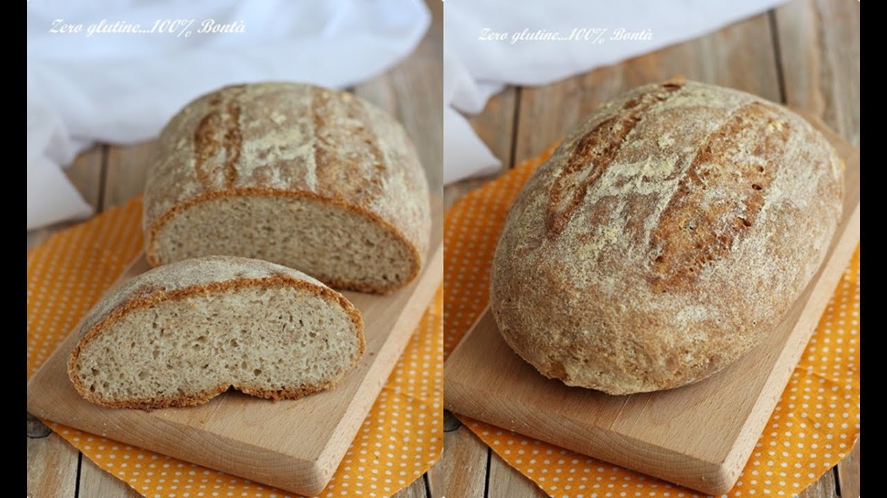 Pagnottina di pane al grano saraceno con lievito di birra secco