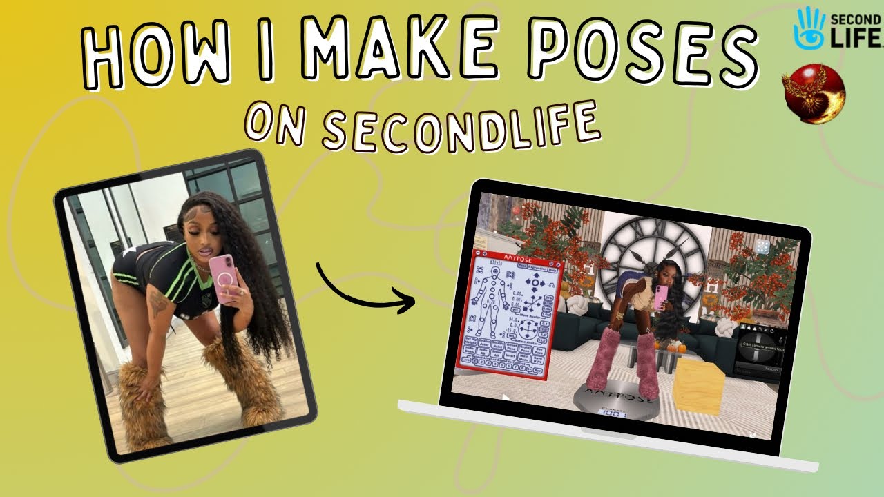 How I Create Poses on SecondLife
