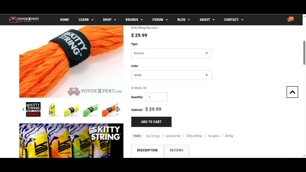 kitty string review