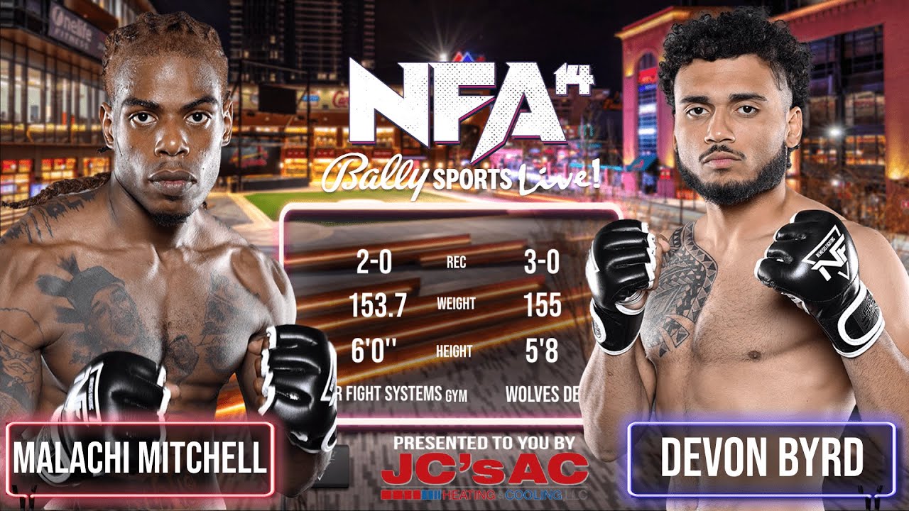 Nemesis 14 amateur MMA bout Devon Byrd vs Malachi Mitchell