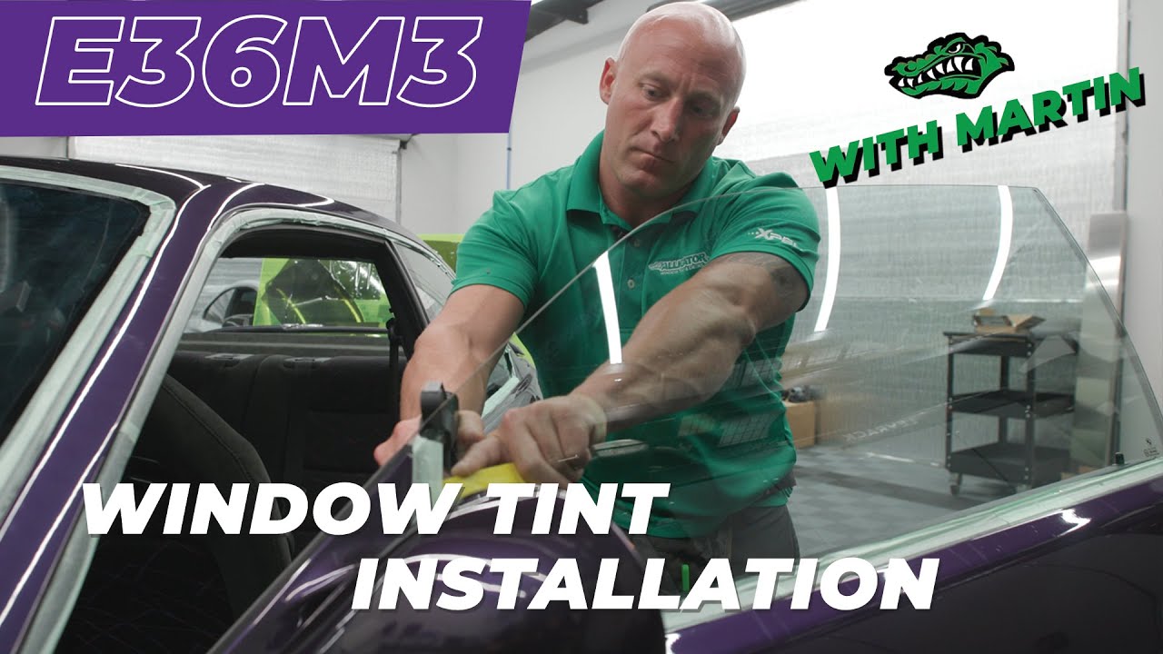 E36 M3 Window Tint with XPEL: Full Process with Martin