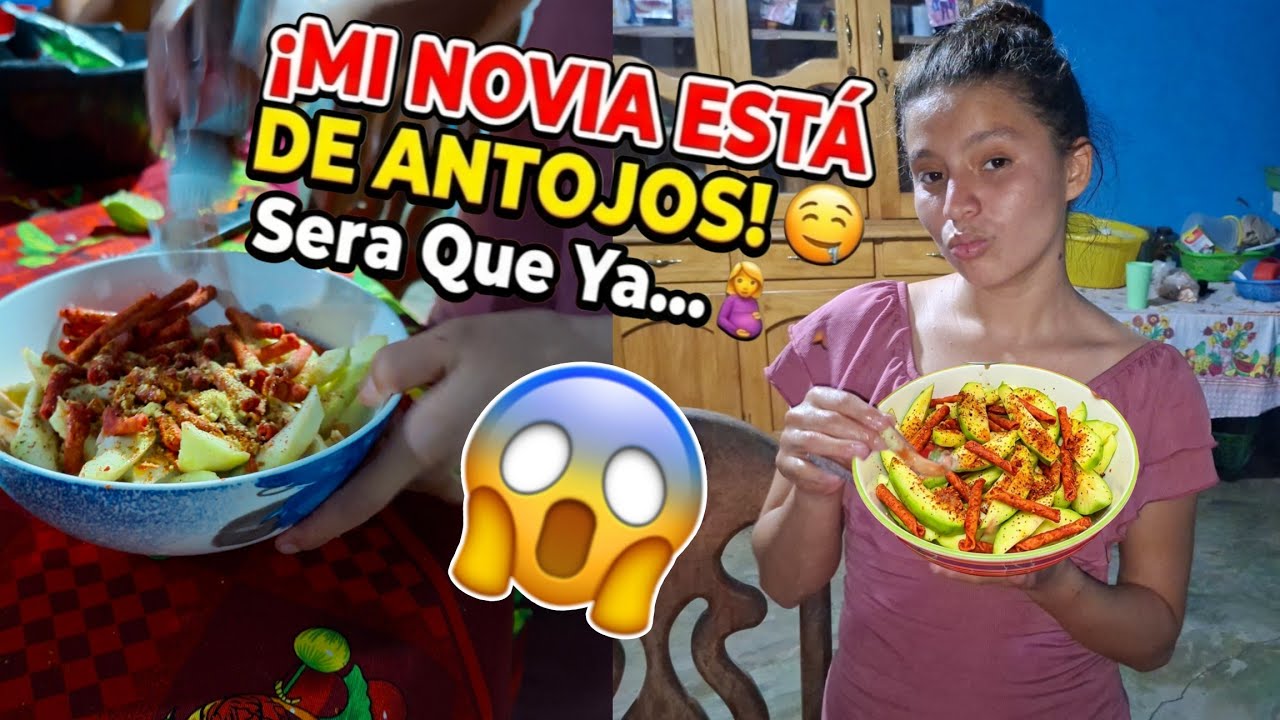 Mi Novia Prepara Una Deliciosa Ensalada De MANGOS🥭🤤 Esta De Antojos..😱