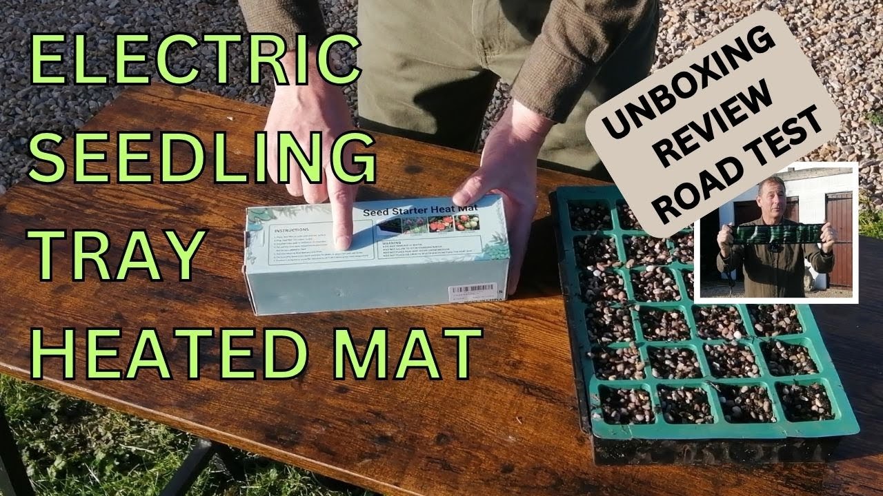 Electronic Heated Seedling Tray Mat for Greenhouse or Indoor Use