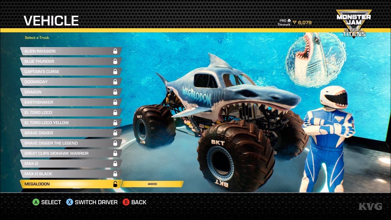 Monster Jam Steel Titans - All Monster Trucks | List (PC HD) [1080p60FPS]