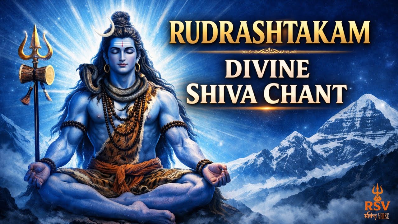 Powerful Shiva Stotram | Rudrashtakam | Namami Shamishan Nirvan Roopam | Calming Mahadev Mantra