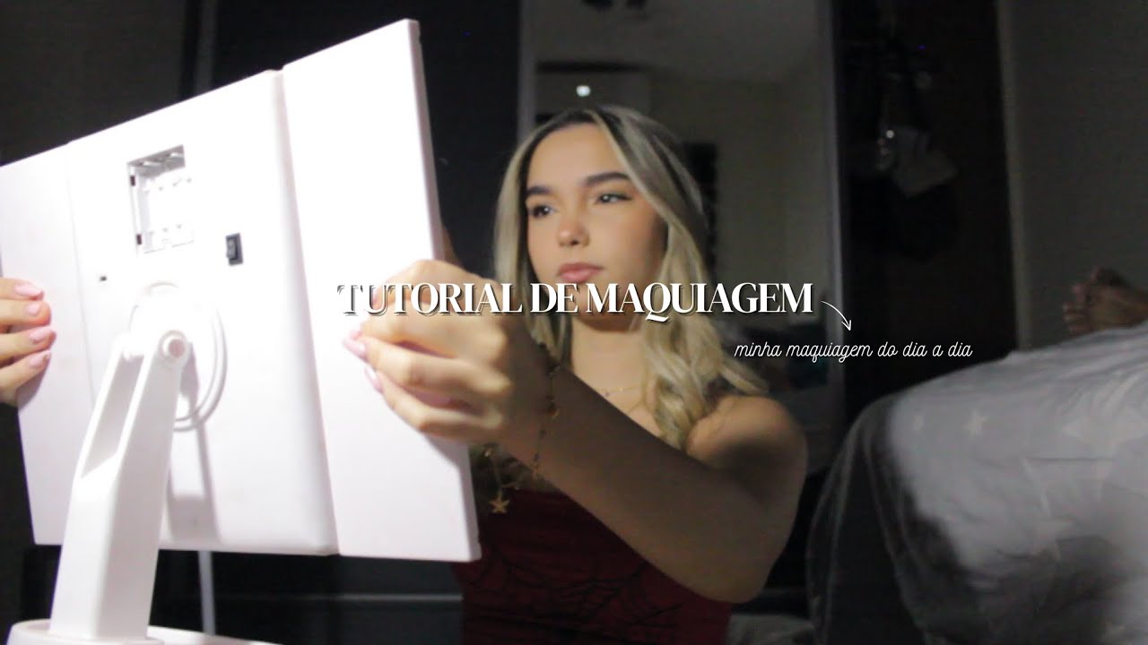 TUTORIAL DE MAQUIAGEM | minha maquiagem do dia a dia ✨