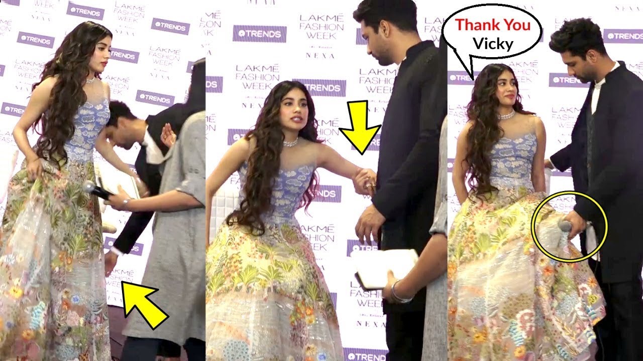 This Video Of Vicky Kaushal Prove He Is A GENTLEMAN - Helping Jhanvi Kapoor To Sit On Chair