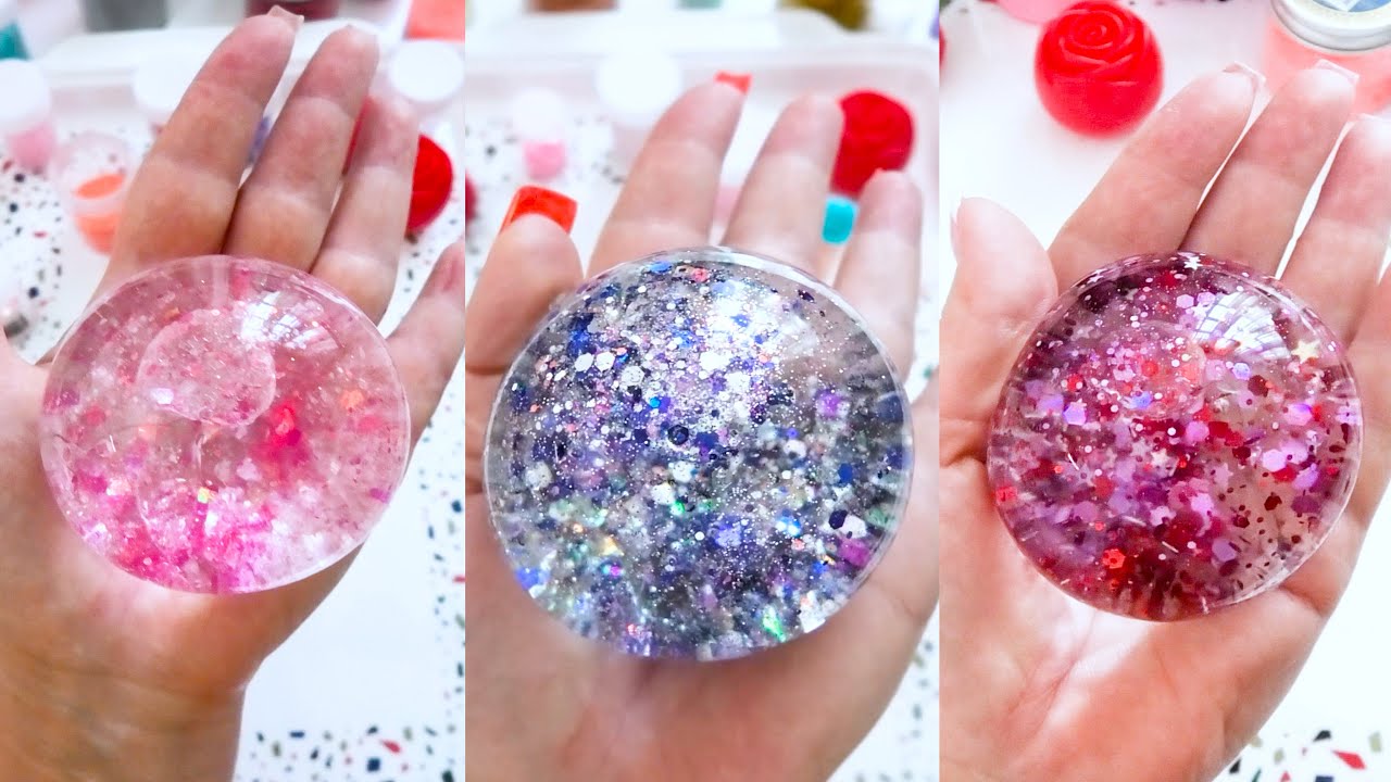 Making SQUISHIES balls using double sided silicone tape and Water #nanotape