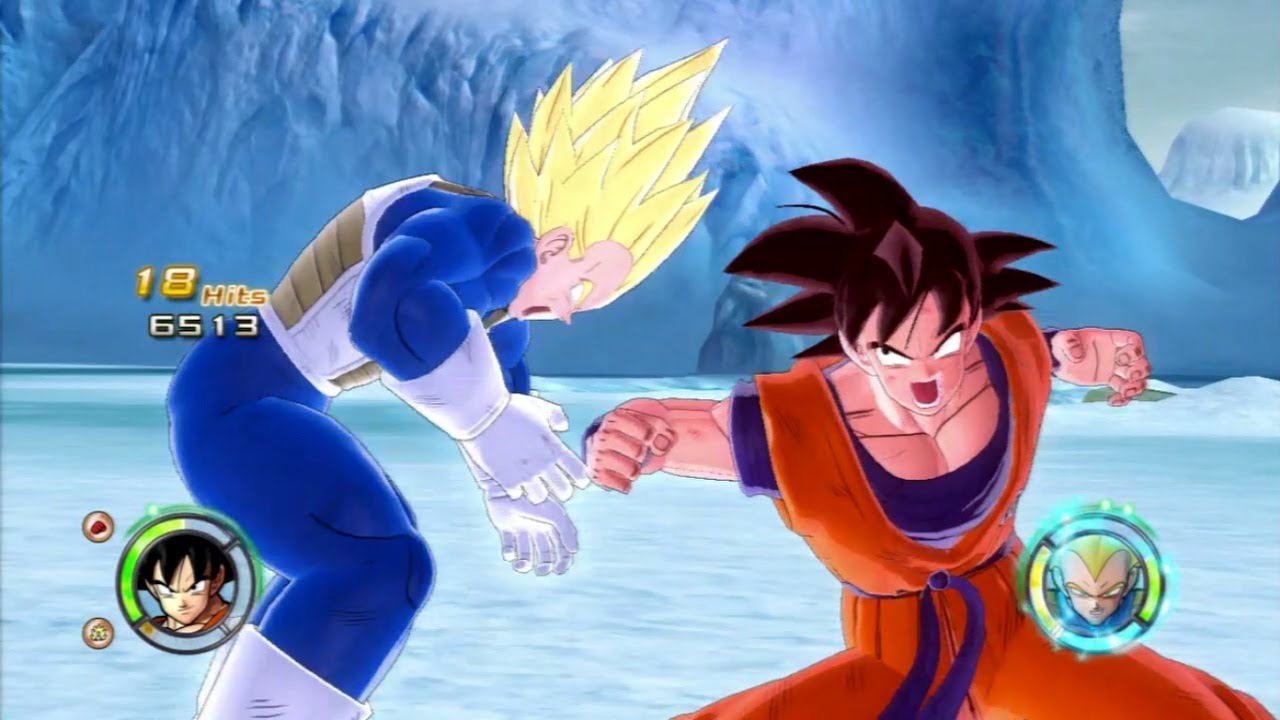 Dragonball Raging Blast 2: Challenge Request #40: Goku vs Frieza, Cell, Kid Buu, Hatchiyack & Vegeta