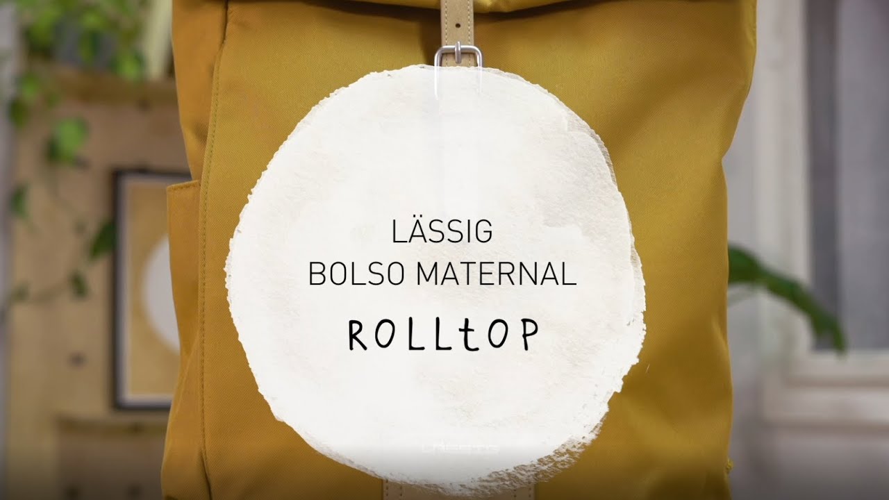Mochila maternal Rolltop Backpack Lässig