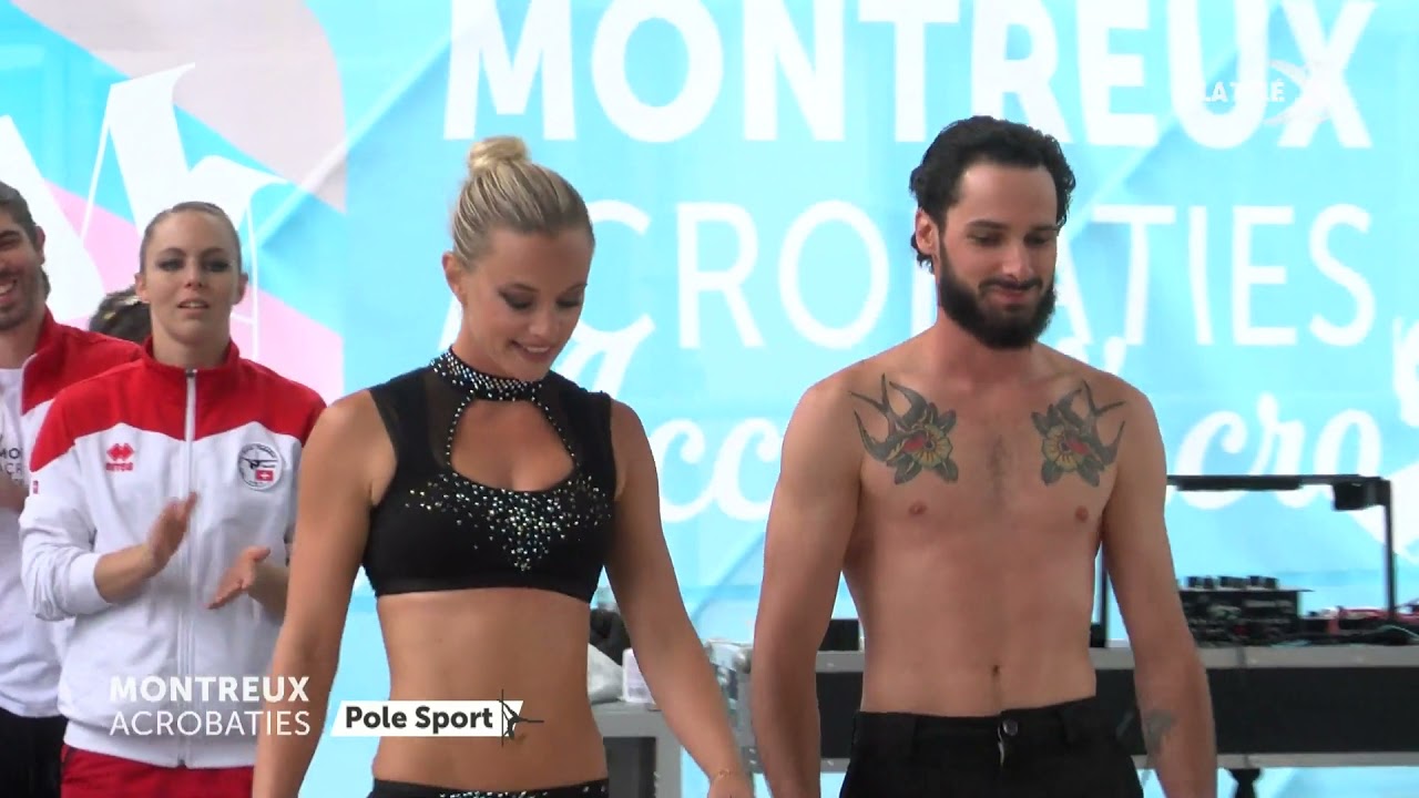 Live pole sport au Montreux acrobaties 2021 par LaT&eacute;l&eacute;