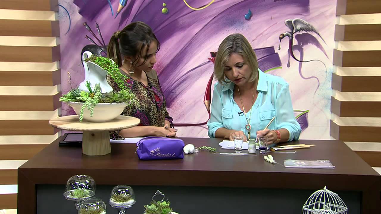 Mulher.com 25/03/2015 Alessandra Assi - Suculentas em biscuit Parte 2/2