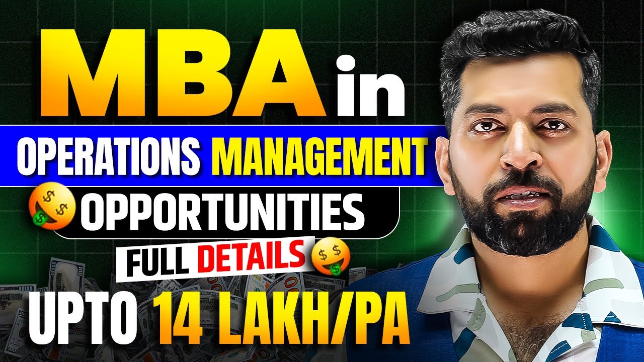 MBA in Operations Management | The Truth about MBA in OPERATIONS Management
