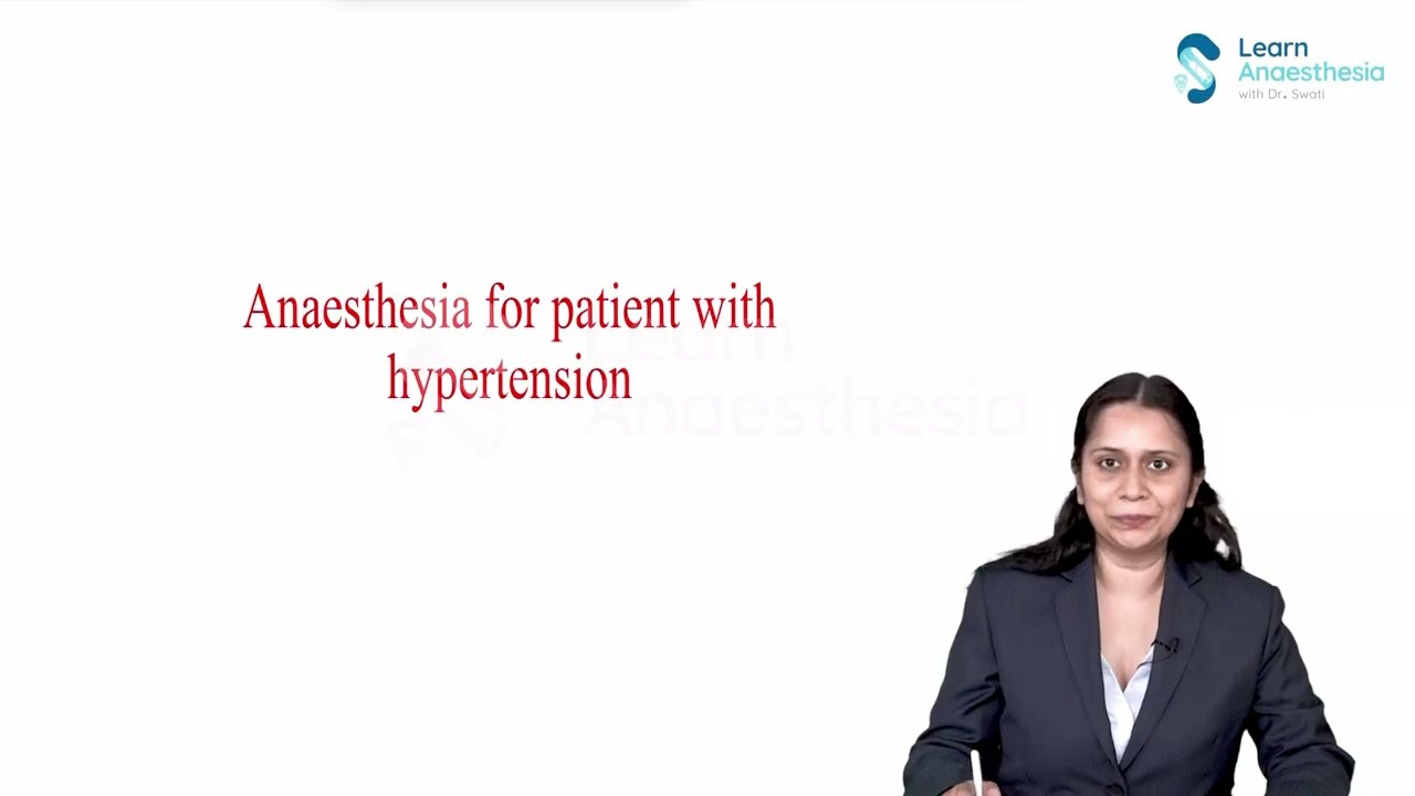 Top ANESTHESIA Techniques For Patient with HYPERTENSION | Anesthesia Residency Programme | Dr_Swati