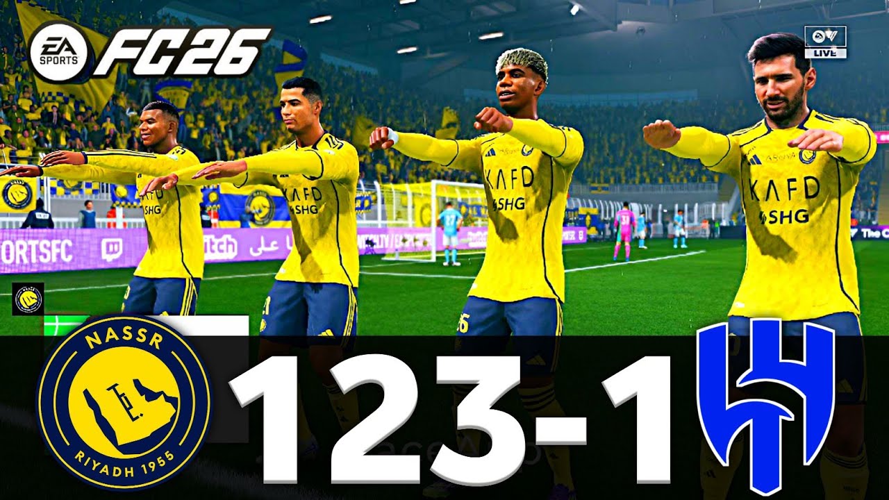 FC 26 - MESSI, RONALDO, MBAPPE, NEYMAR, ALL STARS | AL NASSR 123 - 1 MANCHESTER UNITED