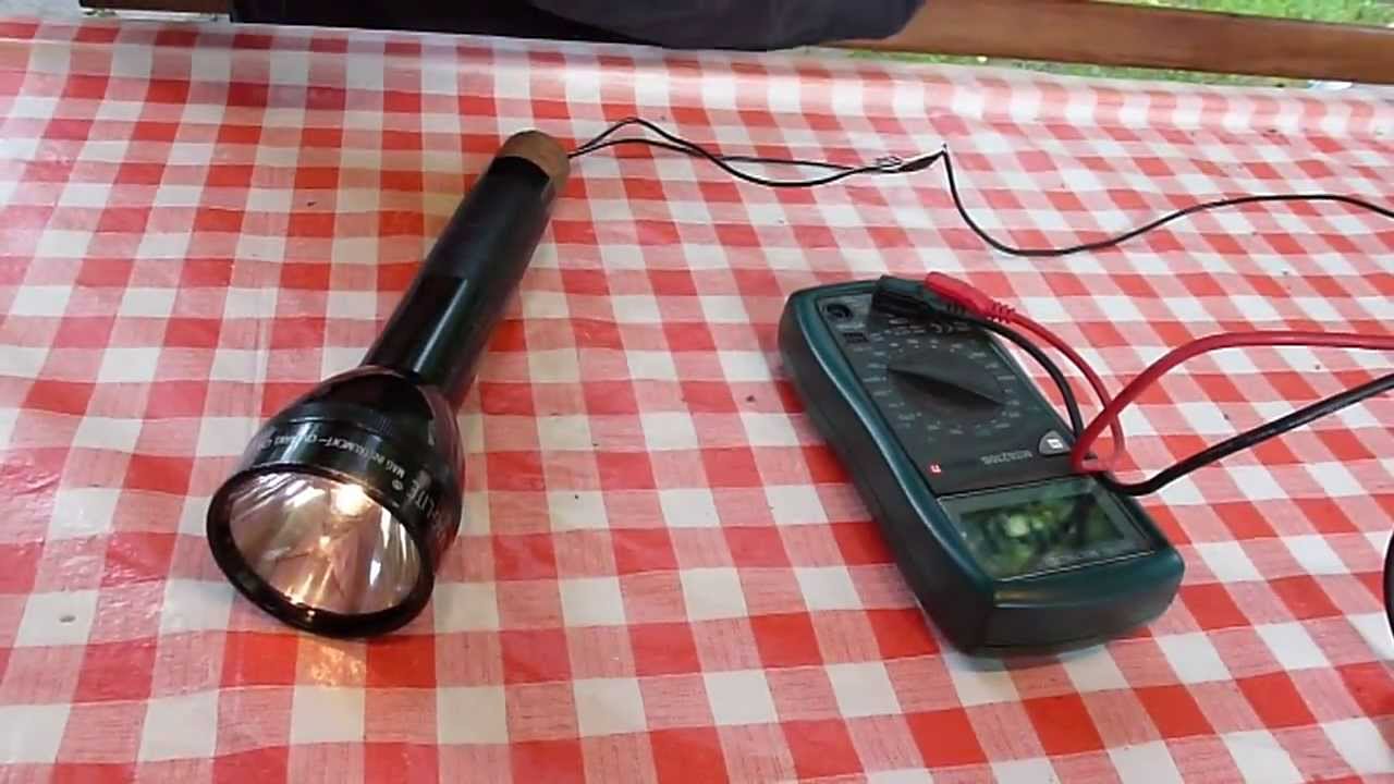 Фонарь Maglite переделка под аккумуляторы