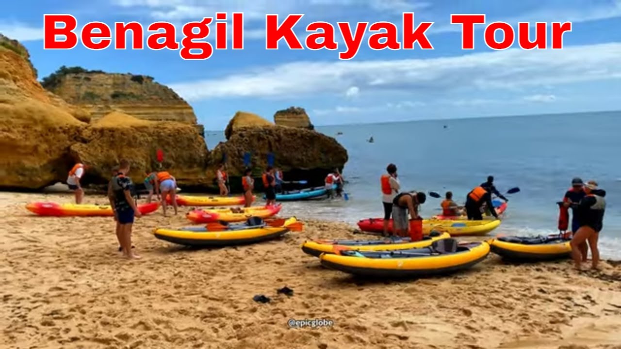 BENAGIL CAVE Guided Kayak Tour NEW REGULATIONS Lagoa, The ALGARVE PORTUGAL