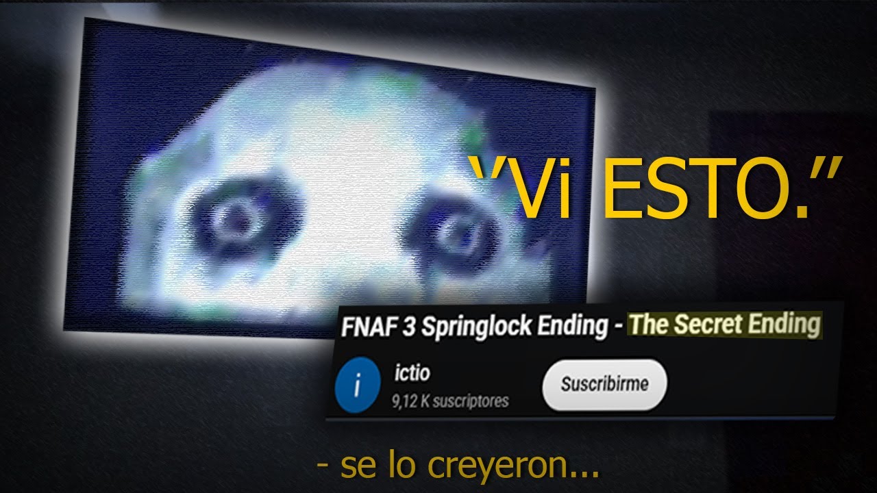 El FINAL SECRETO de FNAF 3 PS4 - Loquendo