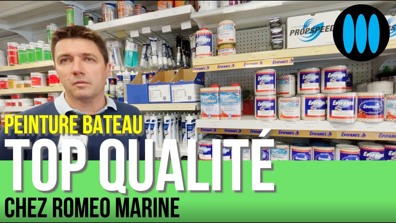 Peinture-vernis yachting : ROMEO MARINE fait le choix de la Top Qualité !