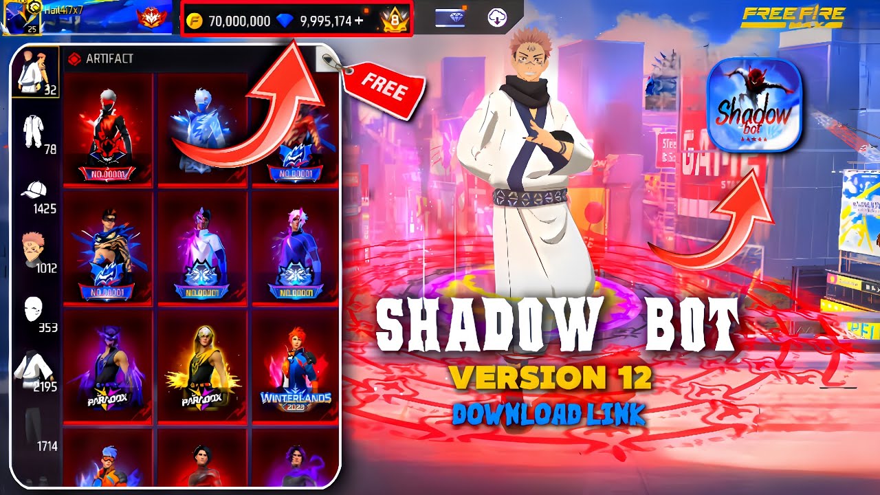 ОБНОВЛЕНИЕ SHADOW BOT V12 🍷✔️ || НОВЫЙ СКАЧАТЬ SHADOW BOT 🗿✅ ОБНОВЛЕННАЯ ВЕРСИЯ OB52 SHADOW BOT 12 ✅