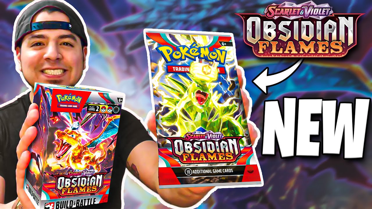 OBSIDIAN FLAMES TIME! Opening the New Prerelease Build & Battle Kits