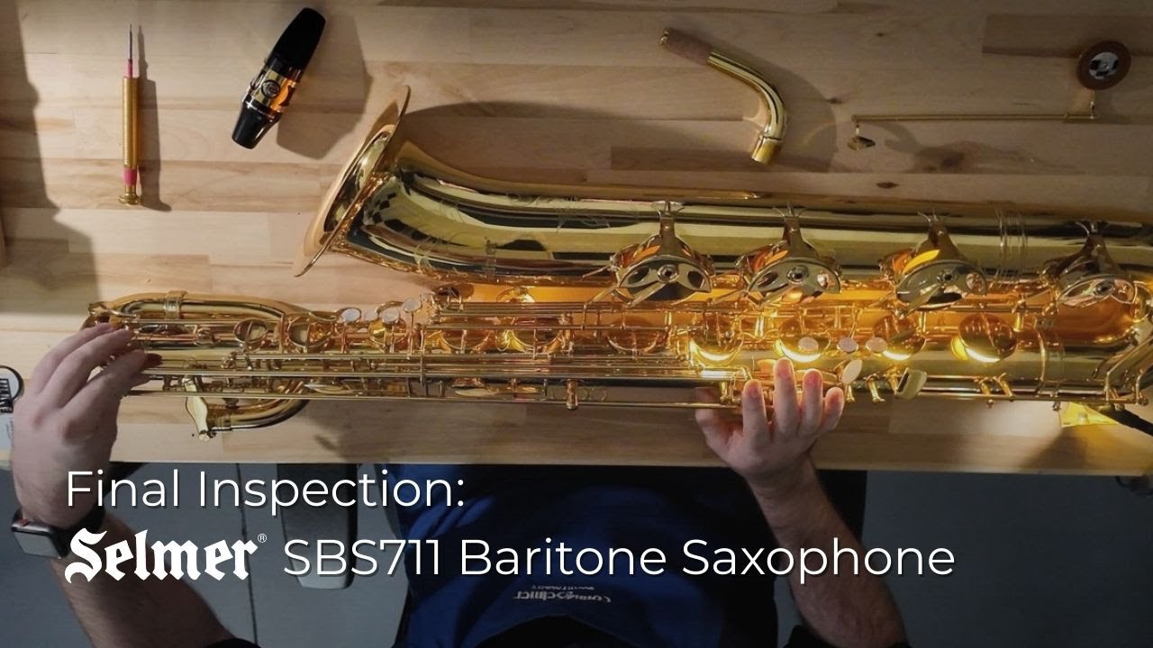 Финальная проверка BTS | Баритон-саксофон Selmer SBS711