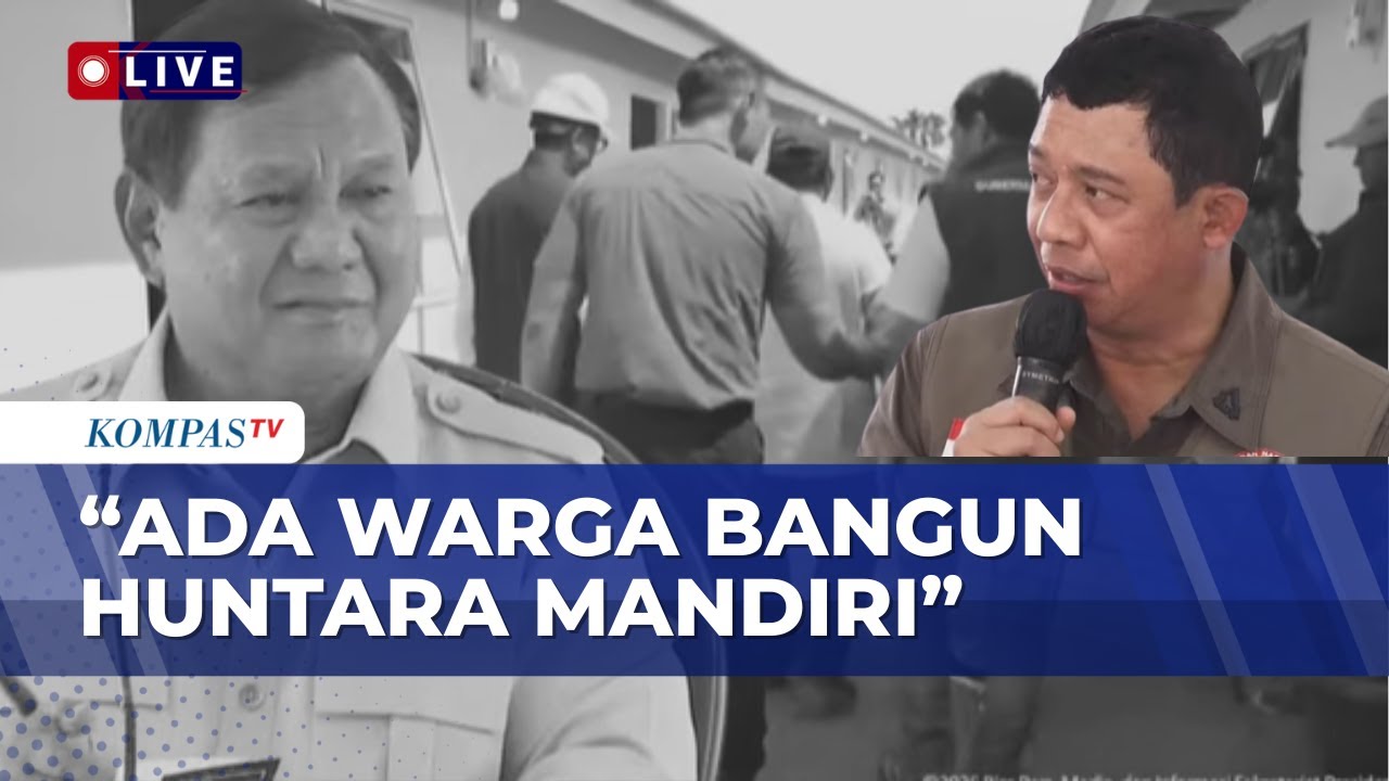 [FULL] BNPB Sebut Ada Warga Terdampak Banjir yang Bangun Huntara Mandiri