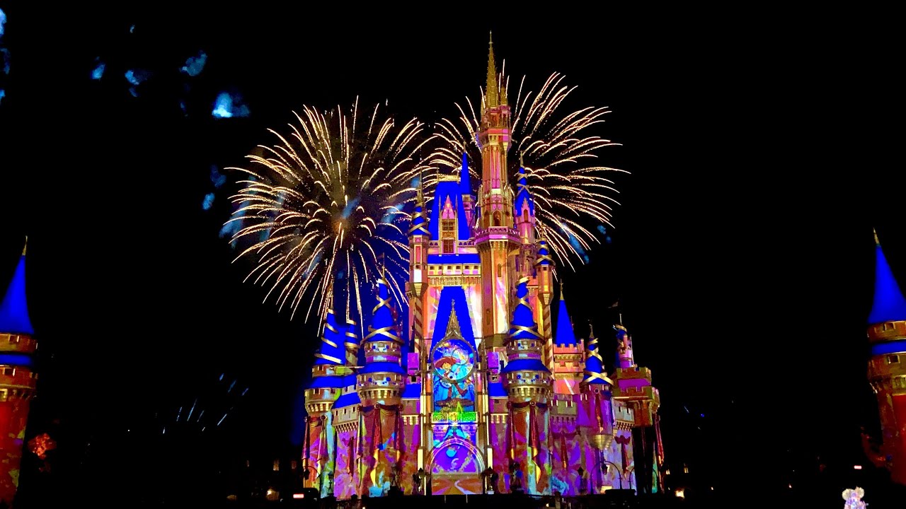 Disney Enchantment Fireworks Walt Disney World 50th