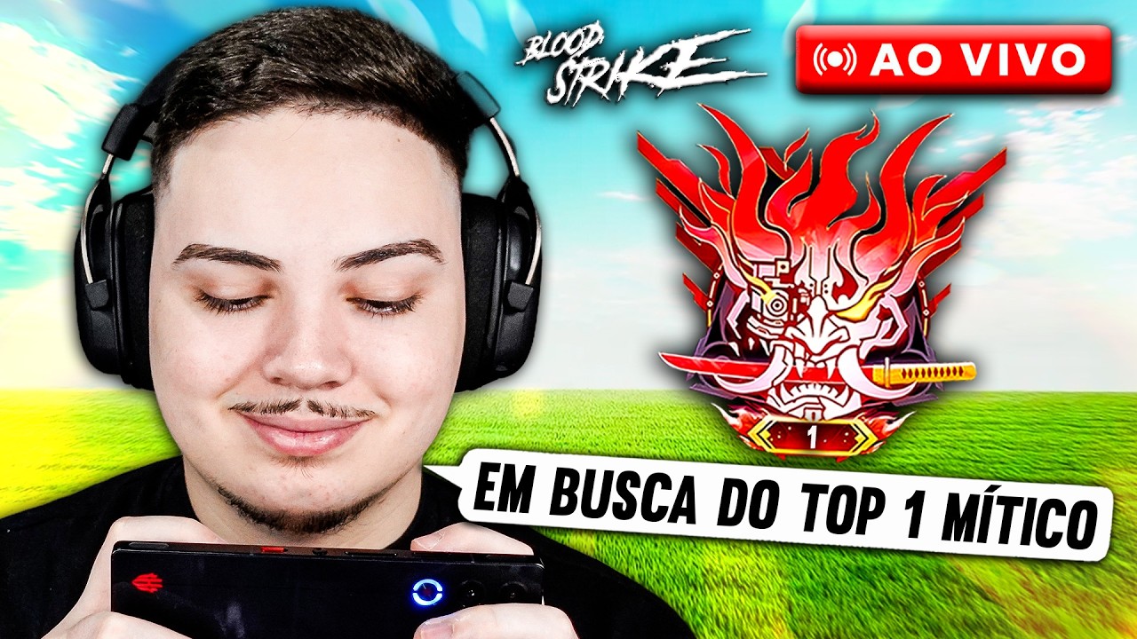 🔴EM BUSCA DO TOP 1 MÍTICO do BLOOD STRIKE 🔥 (Nova arma, Nova Personagem, Nova Temporada)