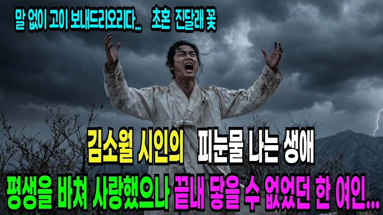 김소월 시인의 가슴아픈 사랑이야기, 사랑하는여자를 잃고 미쳐버린 소월. 20년을 바친 아내 홍단실의 위대한 희생. 천재시인은 왜 아편쟁이가 되어야 했나? 인생사연 오디오북 실화사연