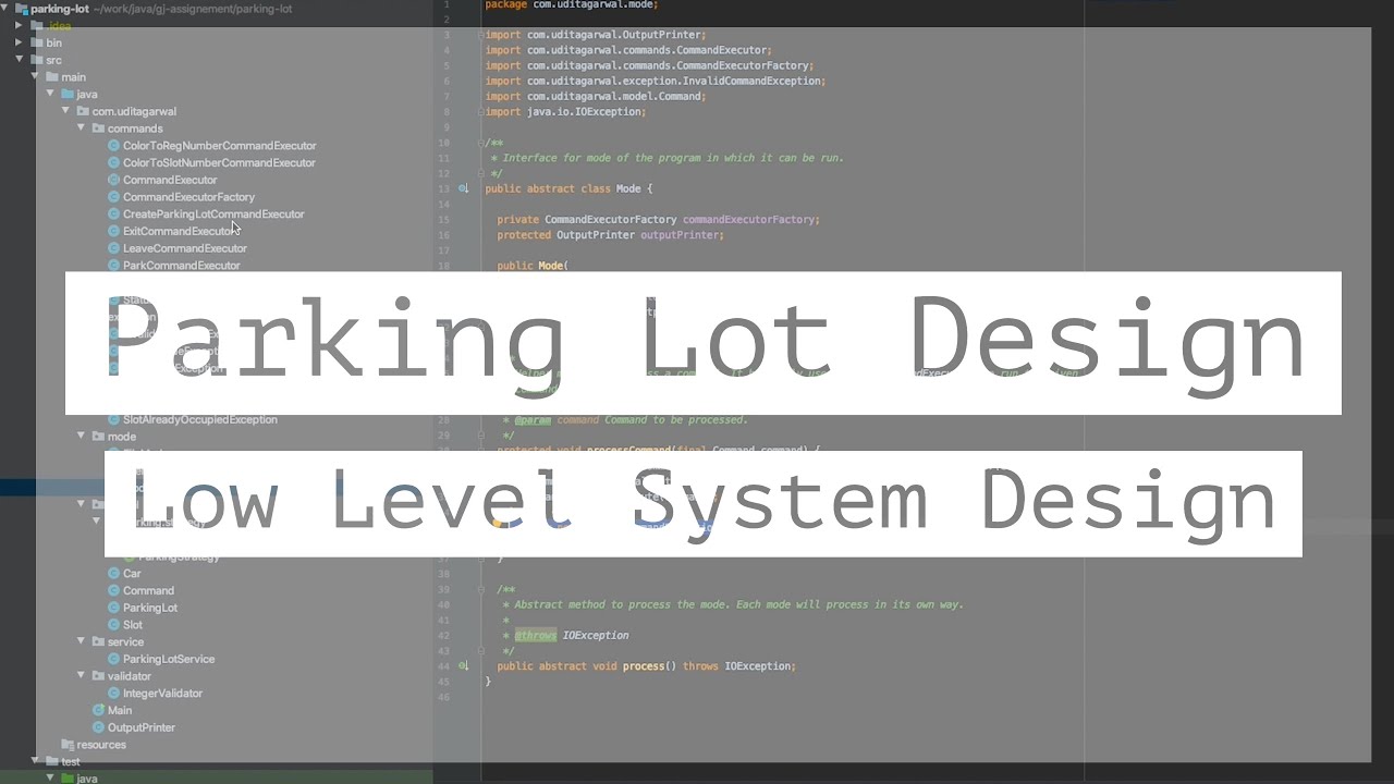 System Design Interview Question: Parking Lot | Low Level Design | Design Principles |  LLD | FAANG