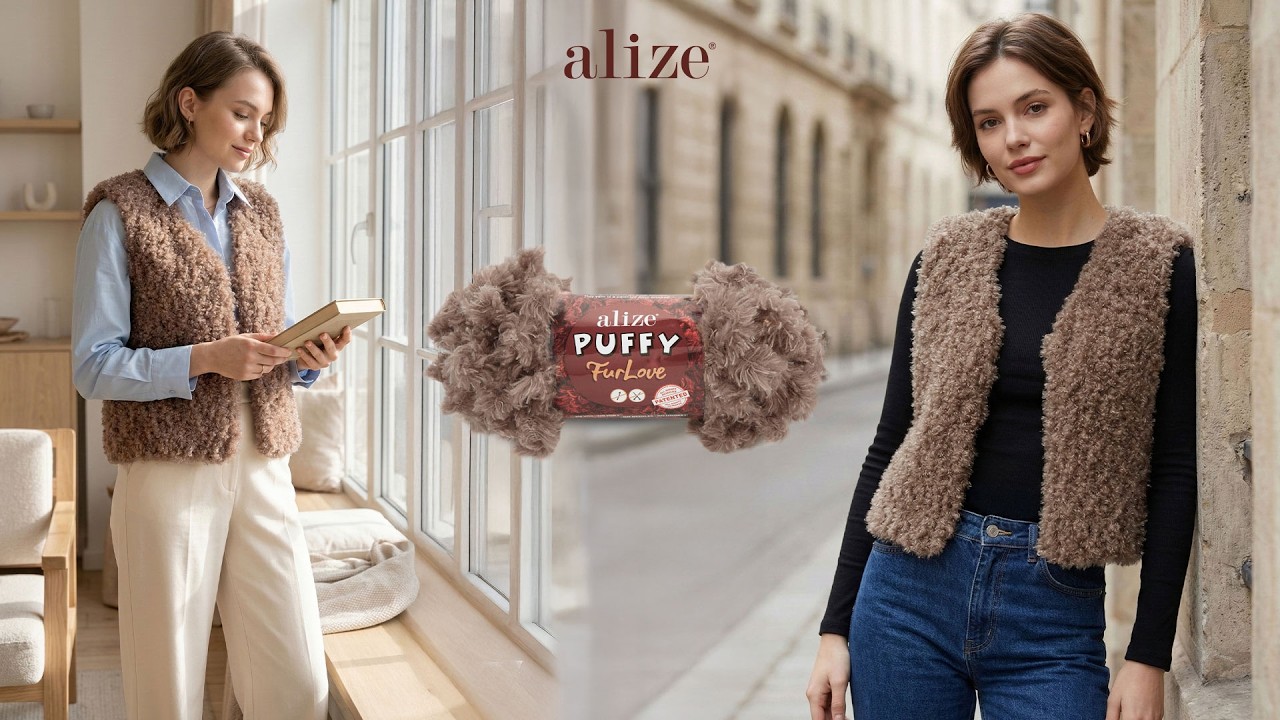 Kamizelka futrzana z Alize Puffy FurLove