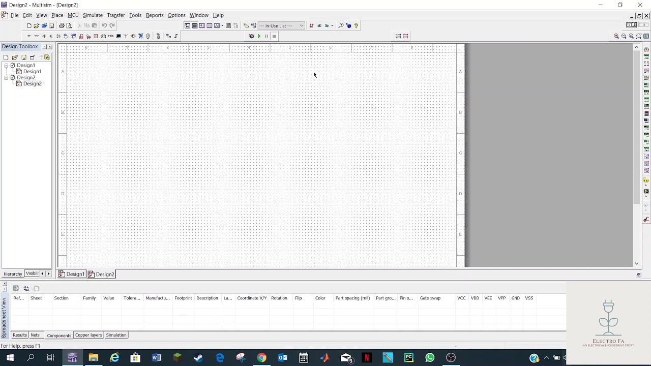 [Multisim Tutorial #1] Introduction to NI Multisim + Simple Project [English]