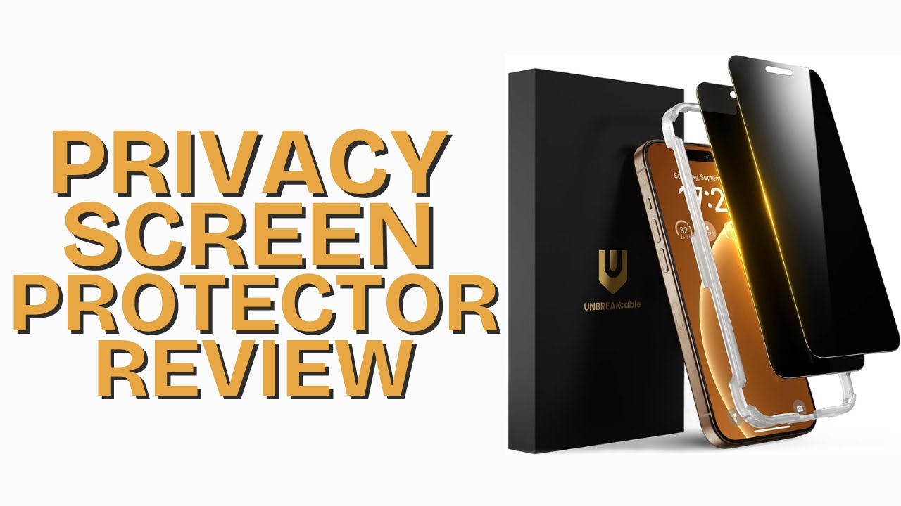 Check This Out If You Have A New Phone! UNBREAKCABLE Privacy Screen Protector Install