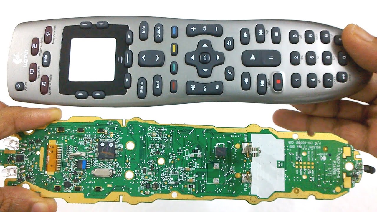 Logitech Harmony 650 Remote - Disassembly and Buttons Fix