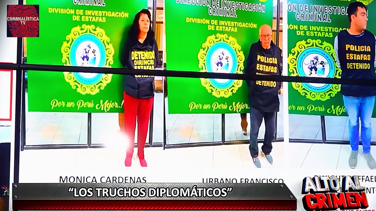 Cae Banda De Estafadores "LOS TRUCHOS DIPLOMÁTICOS"