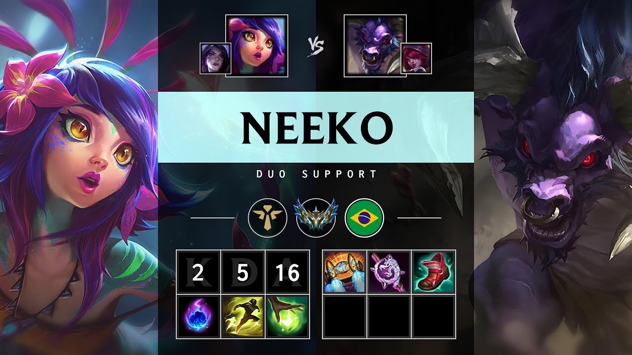 Neeko Support vs Alistar - BR Challenger Patch 25.14