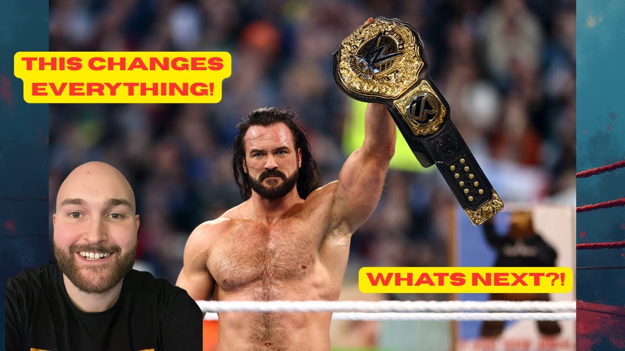 Drew McIntyre FINALLY wins the WWE championship - Long overdue!