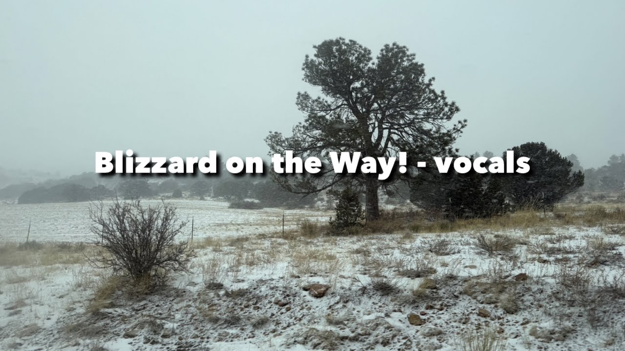 Blizzard on the Way! by Jay Althouse - vocals and lyrics