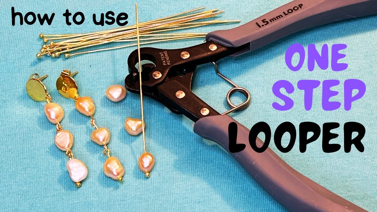 Jewelry Making Tutorials / How To Make Simple Wire Earrings Using One Step Looper Easy