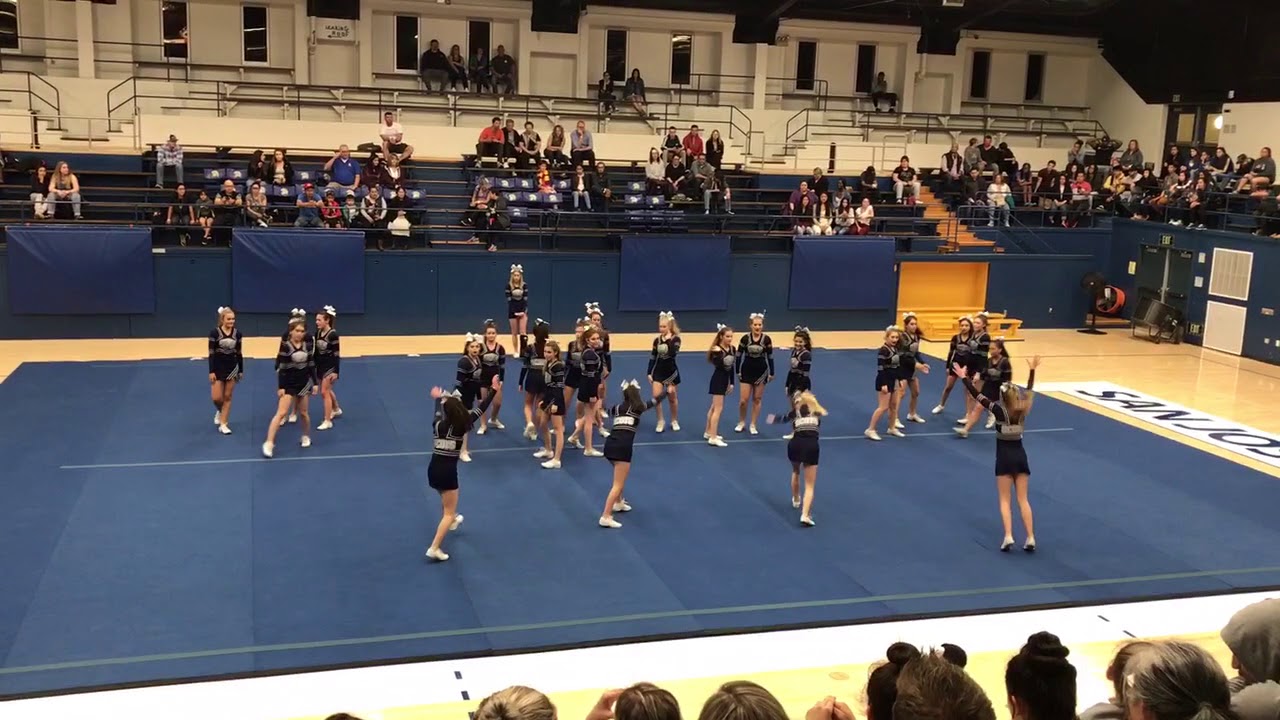 Carlmont high school cheer - San Jose showcase