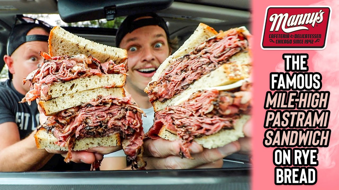 Хотите попробовать *КЛОННЫЙ* сэндвич с пастрами и ржаным хлебом от Manny's Deli | Лучший еврейски...