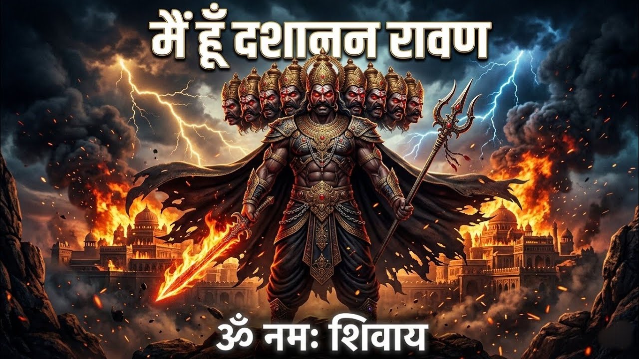 मैं हूँ दशानन रावण 🔥 | Attitude Hindi Rap Song | Lankapati Ravan Entry | Epic Mythology Rap