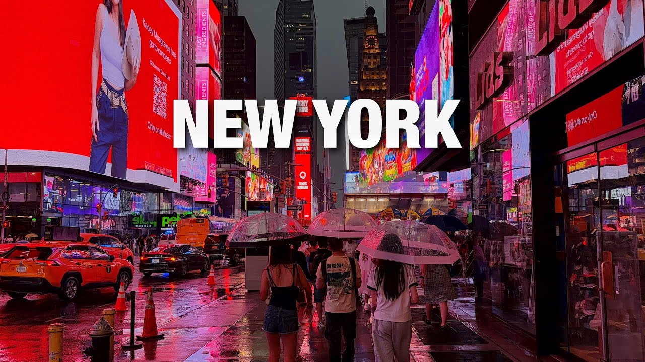 New York City LIVE Manhattan on Friday Evening (August 7, 2026)