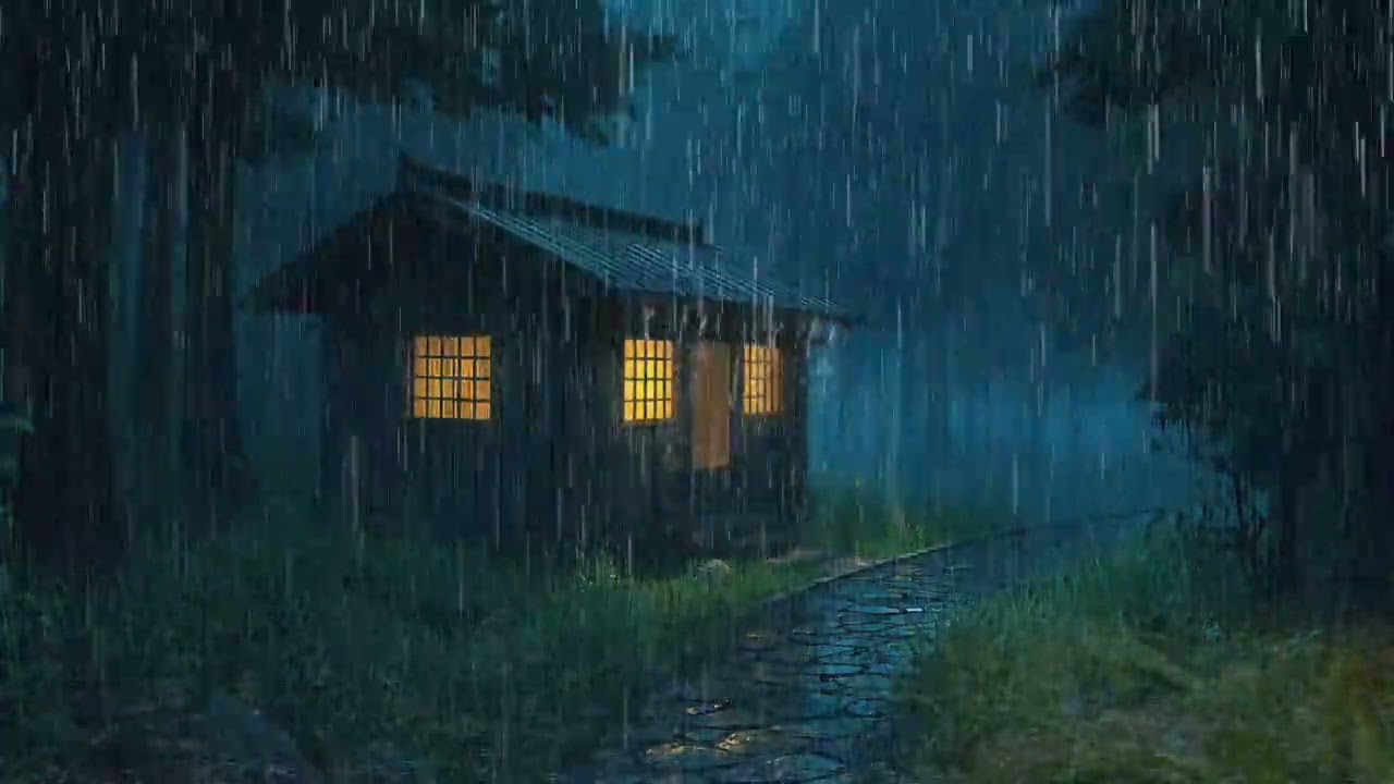 Night Rainstorm ASMR Sleep | Deep Sleep Rain Sounds for Relaxation, Comfort, and Quiet Rest